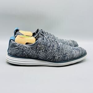 Cole Haan Shoes Mens 9 Gray Knit ØriginalGrand Stitchlite Oxford Comfort Sneaker